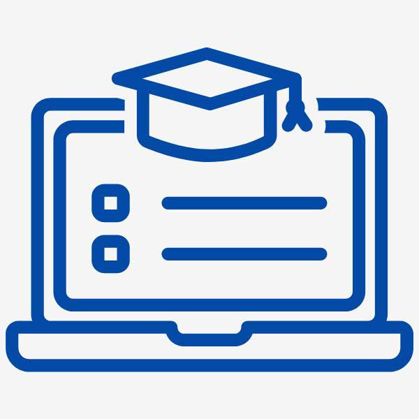 Future-Creator T1-Xplorer: Kurs-Icon zur Darstellung von verfügbaren Schulungsangeboten und Lernressourcen